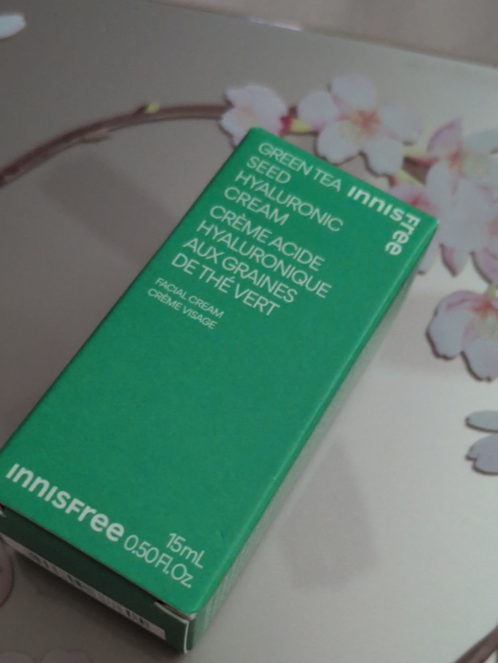 Innisfree Green Tea Seed Hyaluronic Cream — Travel Size
